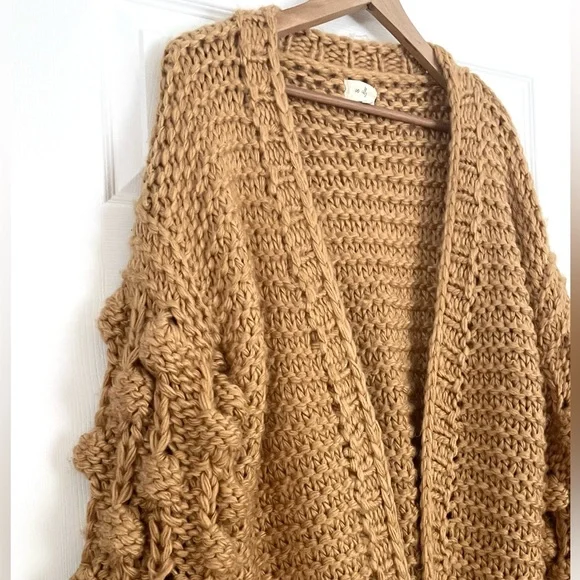 Anthropologie En Elly Bubble Knit Cardigan Size M - Picture 4 of 5